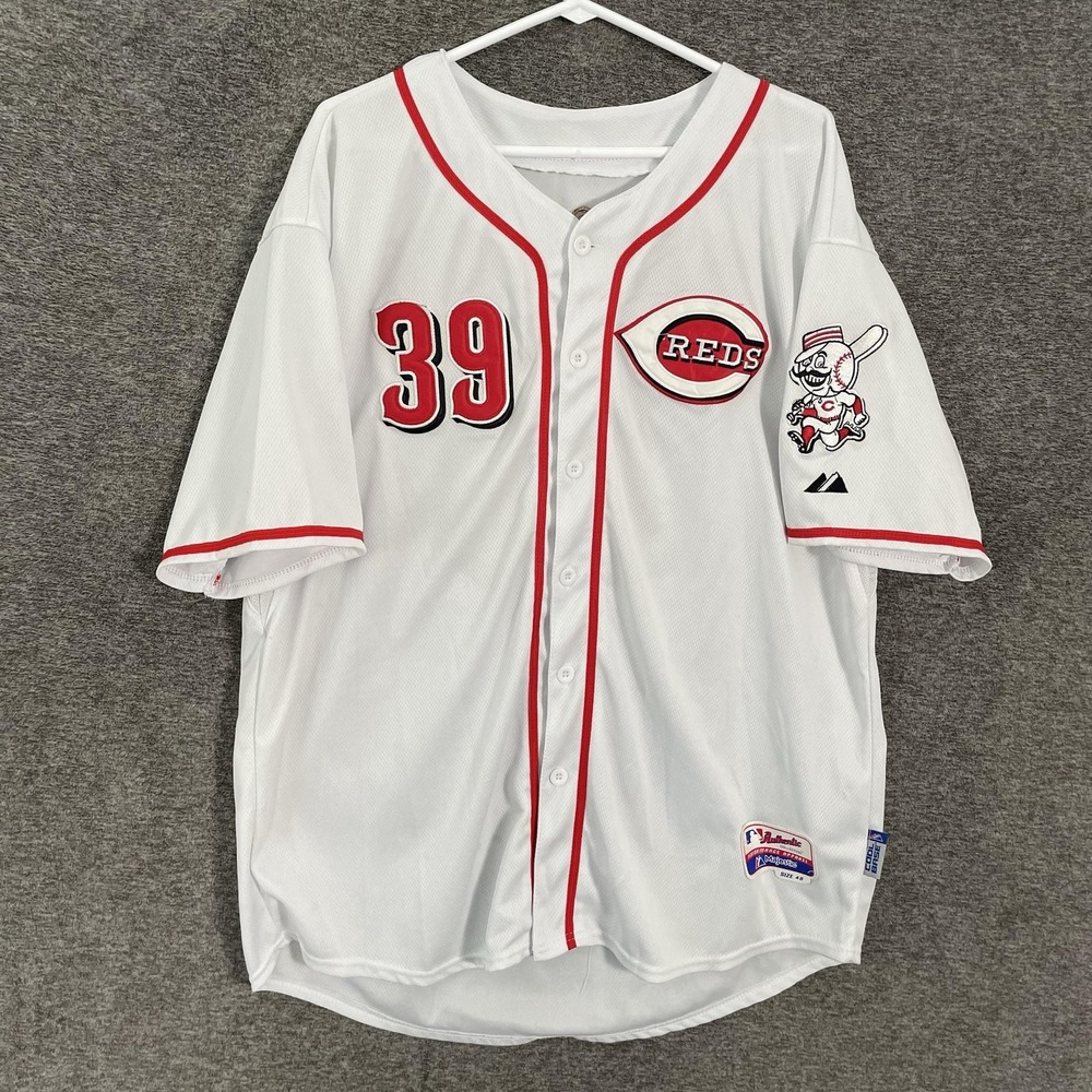 Cincinnati Reds Jersey Mens XL White MLB Baseball Devin Mesoraco 39 Majestic